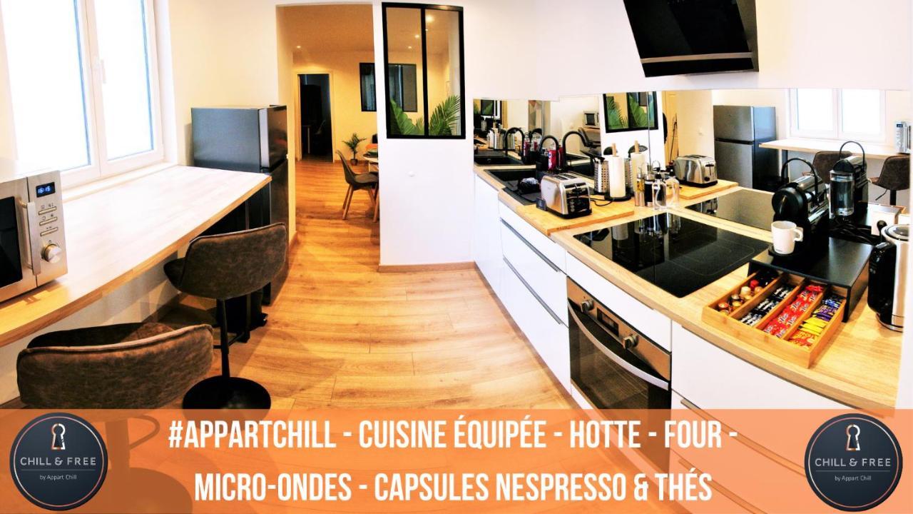 Appart Chill & Free - Proche Centre Valenciennes - Parking Gratuit Eksteriør billede