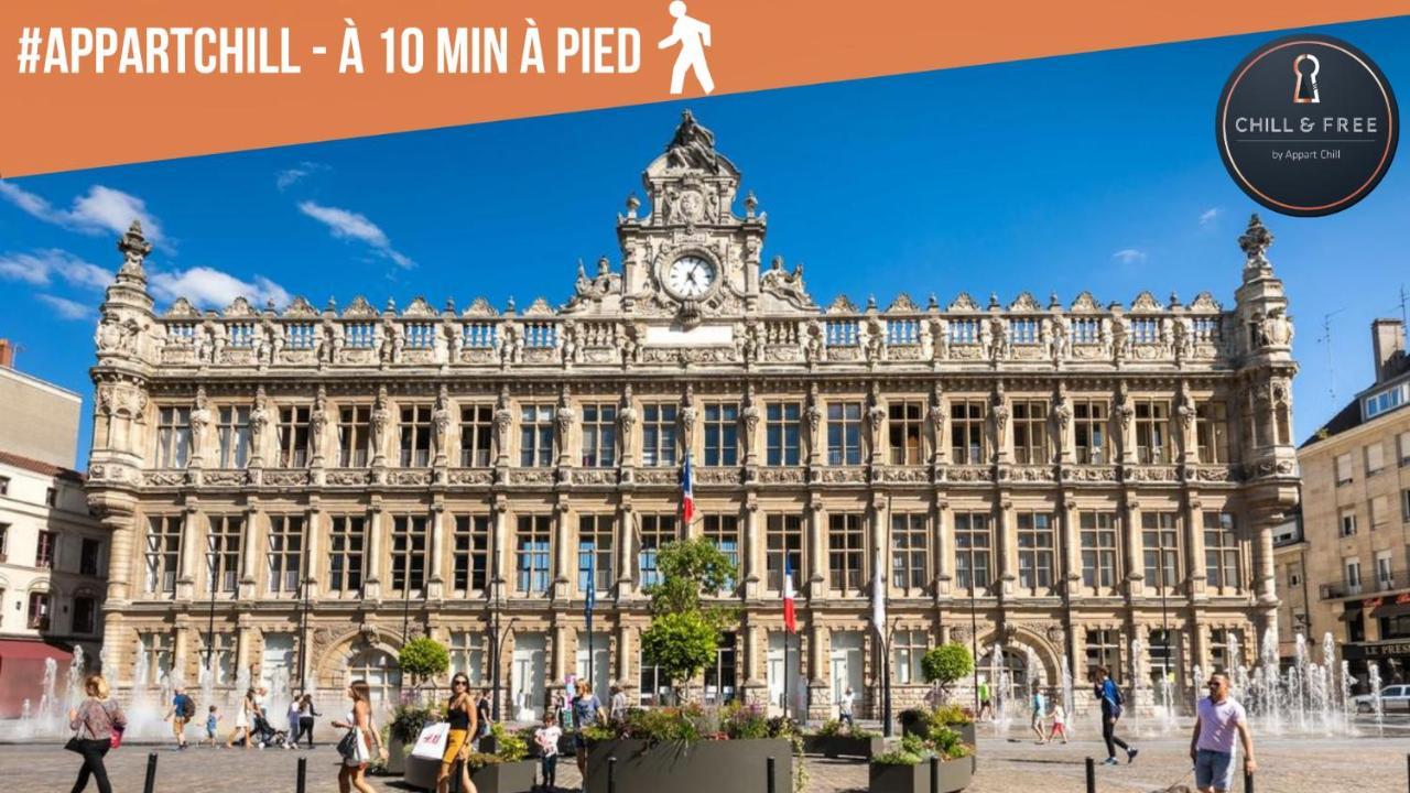Appart Chill & Free - Proche Centre Valenciennes - Parking Gratuit Eksteriør billede